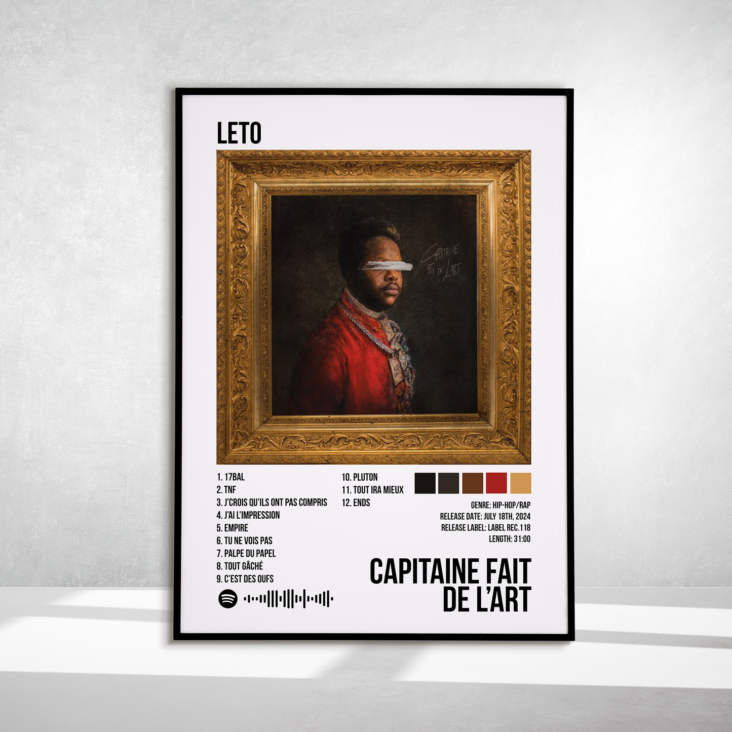 Capitaine fait de l'art