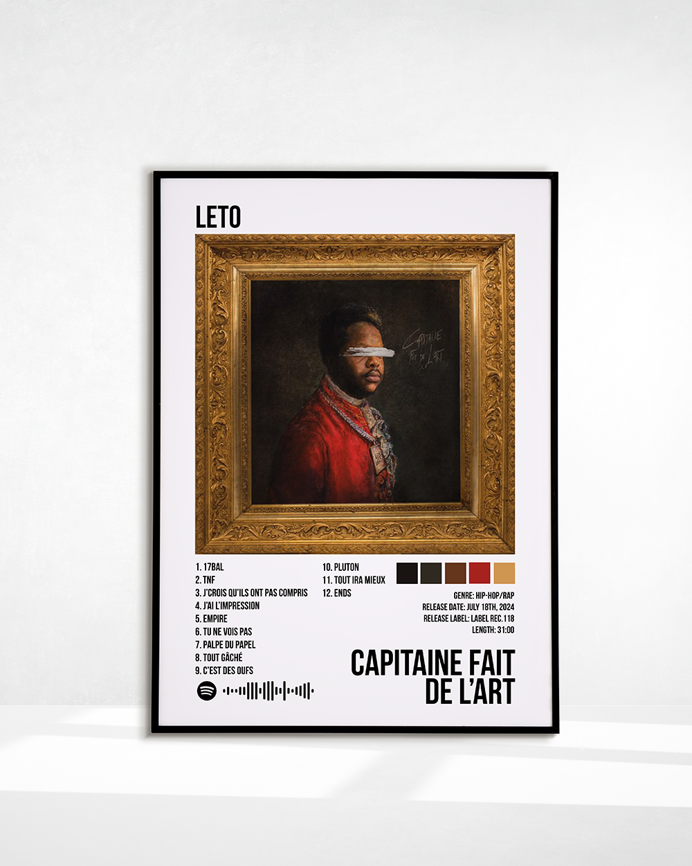 CAPITAINE FAIT DE L'ART
